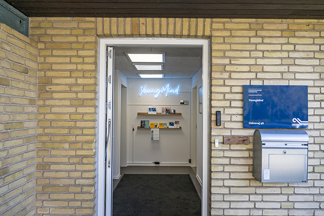 Billede af YoungMinds hoveddør